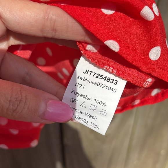 Polka dot top - Picture 3 of 4